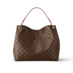 Louis Vuitton Graceful Mm, Louis Vuitton Graceful, Mm Monogram, Handbags Louis Vuitton, Brown Handbag, Louis Vuitton Official, Hobo Handbags, Louis Vuitton Speedy, Bag For Women