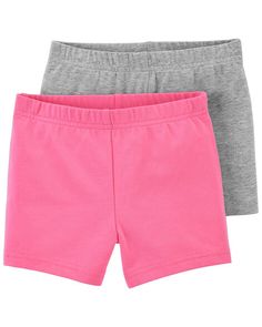 Looking for the perfect shorts for your little one to wear under her dresses or skirts? Or maybe you're looking for tumble shorts for her gymnastics or dance class. Here's a two pack of shorts from Carter's that are ultra-soft and comfy! Purple Bike, Carter Kids, Free Jeans, Cool Graphic Tees, Pink Kids, Toddler Boy Outfits, Kids Outfits Girls, Toddler Girl Outfits, Kids Shorts