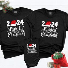 Family Christmas 2024 Shirt, Xmas Group Tee, Matching Christmas Santa Shirts, Christmas gift, Christmas Party shirt, Christmas Holiday Tees. HI! Welcome to my store, I'm delighted to see you here. My store's main goal is to provide you with premium everyday apparel with the best graphic t-shirts. I see you as a friend, not just a customer. I'm sure you'll love my designs. So, here is a brief description for you to-see-the order-process: 1. Please, Check and Review all Photos. 2. Select Your T-Sh Cheap Christmas Family Matching Shirts, Cute Christmas Shirts Vinyl For Family, Black Christmas Tops With Letter Print, Black Holiday Tops For New Year, Black Shirt For Winter Holiday, Family Matching Christmas Shirt With Letter Print, Black Crew Neck Shirt For Christmas, Black Crew Neck Top For New Year, Black Holiday Shirt