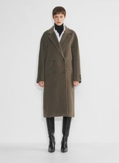 THE SLOUCH™ COAT NEW | Aritzia Slouch Coat, Allison Bornstein, Wind Protection, Wool Coat Women, Thick Sweaters, Older Fashion, Camel Coat, T Shirt Vest, Shirt Sale