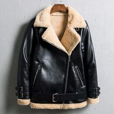 Premium Handmade Sheepskin Bomber Fur Aviator Black Fur Leather Jacket/ Winter jacket for girl's. (Note: Fur is synthetic) Step into timeless elegance with our Premium Leather Jacket, crafted meticulously for those who appreciate luxury and style. This jacket isn't just an accessory; it's an experience. Here's why: ✓ Made from top-tier leather, ensuring durability and a supple touch that improves with age. ✓ Designed to be your go-to choice year-round, offering comfort and style in every season. Leather Jacket Winter, Faux Fur Lined Coat, Women Leather Jacket, Girls Outwear, Fur Lined Coat, Shearling Jacket Women, Bike Jacket, Designer Jackets, Lingerie Boutique