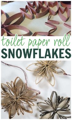 toilet paper roll snowflakes with text overlay