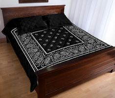 Bandana Bed, Brown Bandana, Bandana Quilt, Bandana Blanket, Bed Quilts, Earth Style, Bandana Colors, Colors Show, Black Bandana