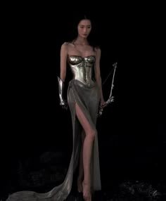 Ngc1961 Outfits, Dark Feminine Core, Siren Dress, Romantic Wedding Dress, Gaun Fashion, Looks Party, Fairytale Dress