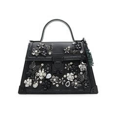 Aldo-x Wicked Know Your Power Satchel Embellished with eye-catching floral and butterfly appliques, the Know Your Power satchel from Aldo x Wicked amps up any outfit with its Elphaba-inspired design. The removable shoulder strap allows you to rock as a a crossbody too! Gothic Satchel Bag With Adjustable Strap, High-end Black Satchel For Shopping, On-the-go Satchel Bags With Metal Hardware, Chic Floral Print Satchel Bag, Know Your Power, High-end Black Satchel With Detachable Handle, Structured Bag, Polyethylene Terephthalate, Top Handle Handbags