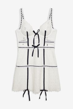 Heather Slip Dress — White | For Love & Lemons