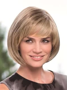 About This Wig
This medium-length bob hairstyle features curtain bangs and reaches just below the chin. Its neutral brown shade ensures effortless versatility, making it suitable for any occasion, ranging from casual to formal.

Special Features
Synthetic Hair – Ready-to-wear, pre-styled and designed to look and feel like natural hair.Traditional Cap Construction – Closed flower net top makes it durable and helps maintain the built in volume.Adjustable Straps – Allow you to loosen or tighten the Layered Hair Bob, Really Thick Hair, Shorter Hair Cuts, Blonde Highlights Short Hair, Blonde Highlights Bob, Highlights Short Hair, Highlights Bob, Hair For Women Over 50, Classic Bob Hairstyle