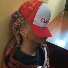 Dyed Dreads, Pink Dreads, Dreadlocks Men, Cute Dreads, Short Locs Hairstyles