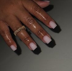 Natural Nails Manicure, Classy Acrylic Nails, Short Square Acrylic Nails, Dope Nail Designs, Acrylic Nails Coffin Pink, Nails Only, Short Acrylic Nails Designs