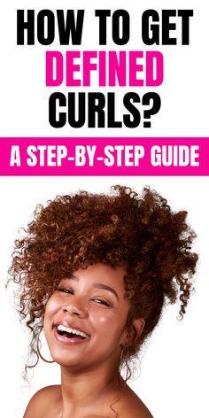 Achieve defined curls with this easy-to-follow guide. Learn how to prepare your hair, choose the right products, and style for gorgeous, bouncy curls. Get the ultimate guide to defined curls. Define Curls, Bantu Knot Out, Curl Definition, Natural Hair Tutorials, Curly Hair Types, Curl Styles, Braid Out, Curly Girl Method