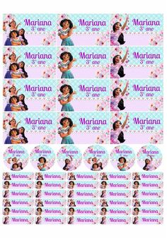 the princess and the frog name tags