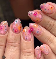 Multicoloured Nails, Nail Halloween, Pretty Nail Designs, Almond Acrylic Nails, Soft Nails, Dj Khaled, Shellac Nails