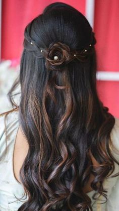 Easy Party Hairstyles, Hairstyles For Gowns, Medium Haircut, Open Hair