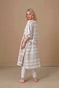 Chaliskan s special designed handloomed linen collection.. Handloomed linen kimono robe has a special cotton linen handloomed blend fabric. it has a special hand loomed fabric. breathable and so soft feeling, which is hand loomed old looming machines by human touch FABRIC : Outer 30% Linen 70% Turkish Cotton, hand-loomed weaving COLOR : beige SIZE : xsmall, small, medium ATTRIBUTES : this dress has 100% handloomed unique fabric made by villager WEIGHT : 250 gr/pcs weight , ½lbs /pcs weight * Mac Beige Linen Kimono For Loungewear, Beige Linen Robe For Spring, Beige Linen Spring Robe, Spring Beige Linen Robe, Elegant Linen Kimono With Kimono Sleeves, Beige Linen Kimono For Beach, Beige Linen Beach Kimono, Beige Long Kimono For Daywear, Bohemian Linen Kimono For Loungewear