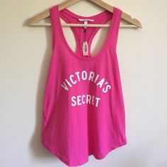 Hot Pink Racerback Tank Top By Victoria's Secret. Brand New With Tags. Super Soft And Comfy. Has Vs Angel Wings On Back Of Neck. Sz Xs Armpit To Armpit: 15” Length: 24.5” 263-C01 Victoria's Secret Sporty Summer Tops, Sporty Victoria's Secret Summer Tops, Sporty Summer Tops From Victoria's Secret, Sporty Summer Tops By Victoria's Secret, Victoria's Secret Cotton Tank Top For Summer, Victoria's Secret Casual Sleeveless Tank Top, Victoria's Secret Stretch Tank Top For Summer, Victoria's Secret Casual Summer Tank Top, Vs Angel Wings