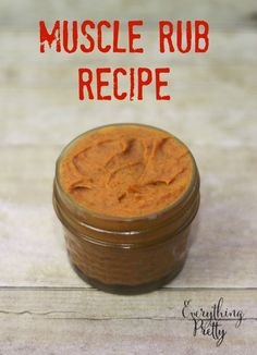 Homemade muscle rub recipe for muscle pain. Rub Recipes, Nails Fashion, Diy Beauty Recipes, Cayenne Pepper