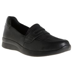 Clarks Ellowyn Slip-On Shoe Comfort, style ... what more could you ask for. This slip-on shoe features either a leather or leather-like upper for polish and a comfort added details like padding and an elastic gore. Fashion Shoes Flats, Sheepskin Slippers, Everyday Chic, Clarks Shoes, Fall Shopping, Comfort Style, Slip On Shoes, Comfortable Shoes, Ballet Flats