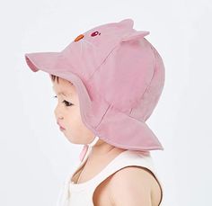 This Baby Bucket Hat with a "heart nose cat" design and a floppy brim, will keep the sun away from little eyes and the back of the neck. It is a perfect cap for playing at the backyard, picnic or a photoshoot session. Great present for a birthday or other significant event.Material: Cotton Ages: 6 - 12 Months * Adjust the chin strap to easily create the best possible fit, that way, the hat can be tightened or loosened as needed.* Lightweight and easily foldable to fit in a pocket, perfect for tr Cute Brimmed Sun Hat For Playtime, Cute Wide Brim Hat For Playtime, Adjustable Brimmed Hat For Playtime, Playful Adjustable Brimmed Hat, Playful Brimmed Adjustable Hat, Cute Cap Style Sun Hat For Playtime, Cute Outdoor Brimmed Hat, Cute Brimmed Outdoor Hat, Cute Adjustable Sun Hat With Uv Protection