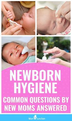 the cover of newborn hygiene book