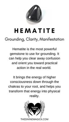 Hematite Crystal Meaning, Clarity Manifestation, Stone Meanings, Hematite Crystal, Healing Gemstones, Gemstone Meanings