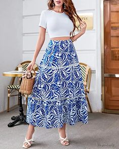 Lasaky - Baroque print crop top and skirt set Cropped Skirt For Vacation, Crop Top And Skirt Set, Crop Top And Skirt, Baroque Print, Top And Skirt Set, Top And Skirt, Print Crop Tops, Print Skirt, Printed Skirts