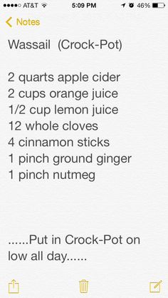 the recipe for crock pot is shown on an iphone