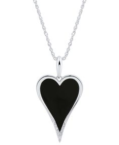 in stock Macy's Black Jewelry For Gift, Macy's Black Jewelry For Gifts, Macy's Heart Charm Necklaces For Valentine's Day, Macy's Black Jewelry Gift, Macy's Heart Charm Necklace For Valentine's Day, Elegant Heart-shaped Macy's Necklace, Macy's Heart Pendant Necklace For Valentine's Day, Macy's Heart Necklace For Valentine's Day, Macy's Heart Charm Necklace