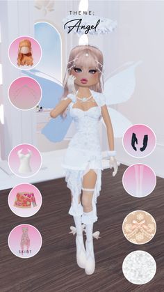 Love the new top and Laced Stockings! Dti Outfits Movie Premiere, Dress To Impress Angle In Disguise, Dress Too Impress Outfits, New Dti Outfits, Angel Dti Ideas, Light Dress To Impress, Dress To Impress Angel Theme, Angel Dti Roblox Outfit, Angle In Disguise Dress To Impress