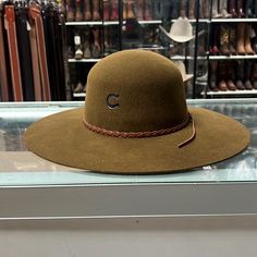 Charlie 1 Horse Wanderlust Acorn Open Crown (Round) Flat Brim Horse Brown, White Baseball Cap, Rose Hat, Distressed Baseball Cap, Wide Brim Straw Hat, Black Fedora, Orange Hats, Mens Hats, Bride Hat