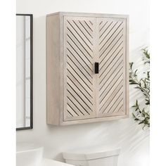 Loon Peak® Wildon Home® Domitilla Tall 2-Door Bath Cabinet 22X28 & Reviews | Wayfair Minimal Modern Design, Bath Cabinet, Wall Mounted Bathroom Cabinets, Over Toilet, Deck Box Storage, Bath Cabinets, Cabinet Shelving, Toilet Storage, Bathroom Items