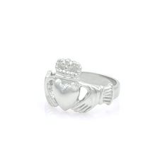 Classic White Sterling Silver Heart Ring, Irish Ring Claddagh Meaning, Irish Calladagh Ring, Unique Claddagh Ring, Mens Claddagh Ring, Claddagh Bracelet, Sterling Silver Claddagh Ring, Diamond Claddagh Ring, Claddagh Ring Wedding