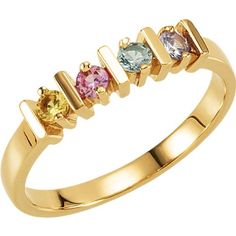 PRICES MAY VARY. Customizable with 2 3 4 5 or 6 imitation birthstones of your choice High Quality Simulated Birthstones, 2.5mm each Available in solid 10k white, yellow or rose gold. Top width: 3.6mm; Bottom shank: 2mm Leatherette ring box Celebrate the family bond with this classic Mother's ring. Expertly crafted in your choice of white ,yellow or Rose gold. This ring can be customized with between 2 and 6 round birthstones. High Quality Simulated Birthstones, 2.5mm each. It comes with a Leathe Mother's Ring, Family Ring, Birthstone Stacking Rings, Mothers Ring, Family Jewelry, Special Gifts For Mom, Stone Bar, Family Rings, Mother Rings