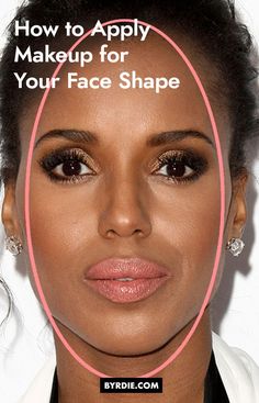 How To Prime Face For Makeup, Make Up For Long Faces, Makeup To Make Face Look Fuller, How To Apply Face Makeup, Oval Face Contouring, How To Apply Eye Makeup, Contour For Oval Face, Where To Apply Makeup, Where To Put Makeup On Face Diagram