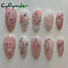 24Pcs Pink Almond False Nails Butterfly Ballet with French Design Wearable Fake Nails Simple Artificial Press on Nails Tips Art SPECIFICATIONS feature1: Acrylic False Nails feature2: Acrylic Nail Tips feature3: False Nail Tips feature4: nail supplies for professionals feature5: fake nails press on feature6: nail art feature7: Nail Tips feature8: nails set press on feature9: Geometry Fake Nails Model Number: Ballerina False Nails Size: M Quantity: 24Pcs Item Type: False Nail Material: Acrylic Application: Finger Hign-concerned Chemical: None Number of Pieces: COMBO Nail Length: as shown Nail Width: as shown Type: Full Nail Tips 24Pcs Black Almond False Nails Butterfly Ballet with French Design Wearable Fake Nails Simple Artificial Press on Nails Tips Art Description: 100% Brand new Nail Art Fairytale Nail Art, Shoujo Nails, Press On Nails Tips, Long French Nails, Nails Tips, Fake Nails With Glue, Nail Supplies, New Nail Art, Nail Length