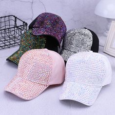 Main fabric composition: cotton Bling Hat, Bone Bordado, Summer Baseball, Silver Necklaces Women, Fashion Cap, Fancy Hats, Womens Baseball Cap, Rhinestone Studs, Cute Hats