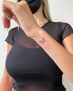 Pin on Tatuajes Side Wrist Tattoos, Tiny Tattoos For Women, Tato Minimal, Petite Tattoos