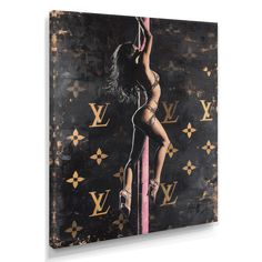 This beautiful "Brands And Dance Luxury Pole Dancer In Lingerie" Canvas Art is printed using the highest quality fade resistant ink on canvas. Every one of our Fashion Wall art is printed on premium quality cotton canvas. Glam Wall Decor, Gold Wall Decor, Diy Artwork, Gold Wall Art, Fashion Wall Art, Gold Wall, Online Art Store, Ink On Canvas, Framed Canvas Art