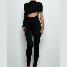 Please refer to our sizing chart for a guideline when choosing a size. 5 business days order processing time. 90% polyester 10% spandex. Versatile Fitted Jumpsuits For Night Out, Versatile Fitted Jumpsuits And Rompers For Night Out, Black High Neck Jumpsuit With High Stretch, Black High-stretch High Neck Jumpsuit, High Stretch Black High Neck Jumpsuit, Black High-neck High-stretch Jumpsuit, High Stretch Jumpsuits And Rompers For Night Out, Solid Color High Neck Fitted Jumpsuits And Rompers, Fitted Solid High Neck Jumpsuits And Rompers