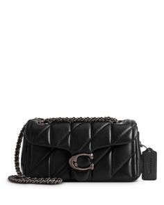 Coach Quilted Tabby Shoulder Bag 20 With Chain Coach Leather Bag With Chain Detail, Coach Crossbody Bag With Chain, Chic Coach Bag With Chain Detail, Coach Evening Bags With Chain Detail, Chic Coach Bag With Chain, Coach Evening Bag With Chain, Tabby Shoulder Bag, Coach Tabby, Purse Accessories