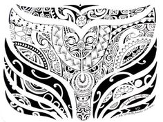 an intricately designed tattoo design on a white background