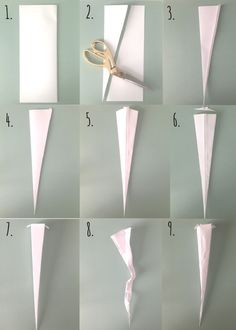 step by step instructions on how to make an origami umbrella