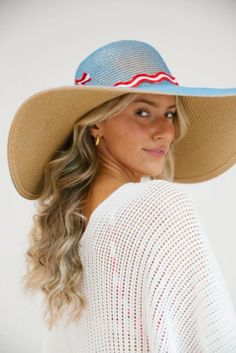 Our FREEDOM FLOPPY HAT is the perfect beach hat to make sure you are taking care of your skin while looking good doing it! Beach Hat, Looking Good, Take Care Of Yourself, Floppy Hat, Skin, Hats