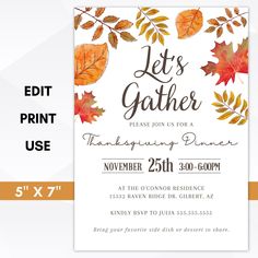 editable thanksgiving dinner invitation printable template Thanksgiving Invitation Template Zazzle, Simple Thanksgiving Invitation, Family Thanksgiving Invitation, Thanksgiving Christmas Family Party Invitations, Fall Gathering Invitations, Thanksgiving Invitation For Family, Friendsgiving Invitations Template Zazzle, Fall Themed Dinner, Card Back Design