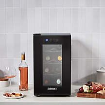 a wine cooler sitting on top of a counter