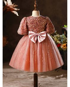 Buy bling sequins tulle ballgown formal girls pageant gown with sleeves at wholesale price online. Free shipping and pro custom service since 2009. Sequin Tulle Gown For Prom Season, Embellished Ball Gown Princess Dress For Prom, Prom Pageant Dress Ball Gown In Glitter Tulle, Glitter Tulle Ball Gown For Prom, Tulle Princess Dress For Pageant And Prom Season, Tulle Princess Dress For Pageant During Prom Season, Embellished Princess Dress For Prom Season Pageant, Embellished Princess Dress For Prom Pageant, Princess Tulle Pageant Dress For Prom Season