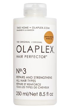 What it is: A concentrated hair treatment that strengthens hair from within, helping to reduce breakage and improving look and feel.Who it's for: All hair types.What it does: Now formulated without Lilial, this at-home treatment addresses damaged and compromised hair, strengthens and protects the hair's structure and restores a healthy appearance and texture. How to use: Apply a generous amount from scalp to ends on damp, towel-dried hair, making sure to thoroughly saturate your strands. Leave o Baking Soda Dry Shampoo, Baking Soda For Dandruff, Extremely Dry Hair, Olaplex No 3, Baking Soda For Hair, Hair Cleanser, Hair Color Shampoo, Baking Soda Uses, Baking Soda Shampoo