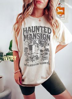 Vintage The Haunted Mansion Shirt, Retro Vintage Halloween Hoodie Sweatshirt, Halloween Shirt, Retro Haunted Mansion Shirt Adult Disney Shirts Amazon.com, Disney Shirt Trendy, Disneyland Halloween Couple Shirts, Disney Dance Party, Disneyland Mom Shirts, Hades Und Persephone, Boho Style Women, Tshirt Styles, Heart Skull