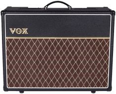 an amp with the word vox on it