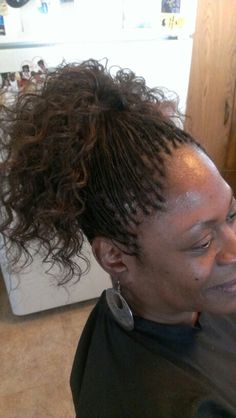 Nubian Braids, Micro Braids Human Hair, Human Hair Braids, Easy Braid Styles, Braiding Hairstyles, Braids With Shaved Sides