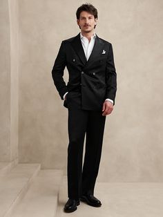 Unique Wedding Suits Groom, Black Tie Mens Attire, English Hunting Outfit, Men Formal Outfit Classy, Men Formal Outfit, Tailored Suits For Men, Men Suits Black, Suit For Men Wedding